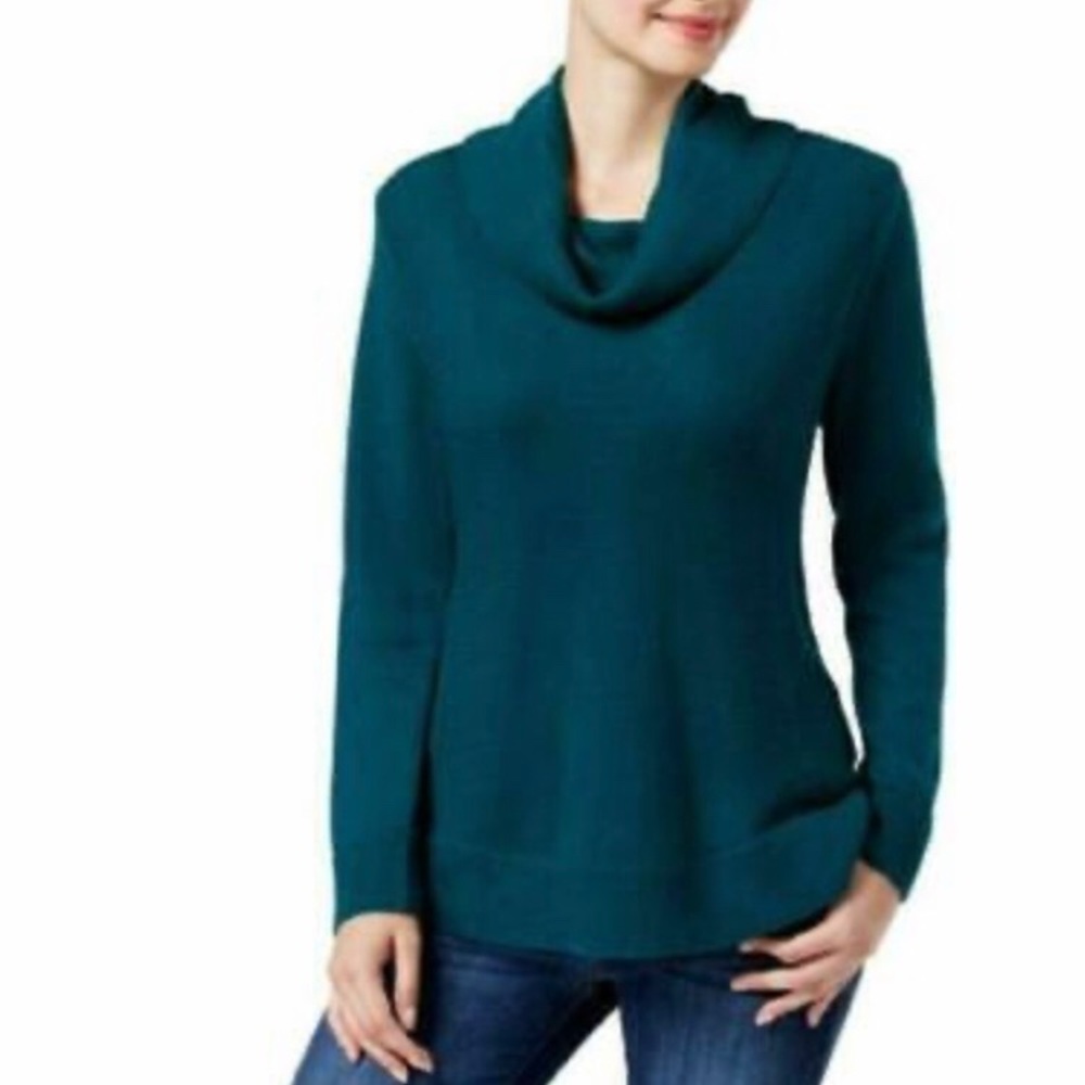 Cowl Neck Tunic Sweater